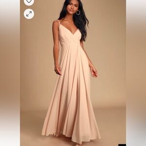 Lulu’s All About Love Blush Pink Dress